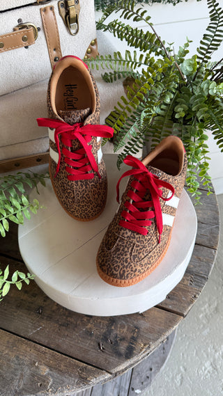 Heads Up Sneakers Mini Leopard by Corky’s