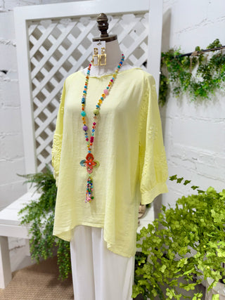 Arm Candy Yellow Shirts & Tops S F Moda