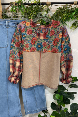Winslet Top Mushroom by Easel Shirts & Tops Easel