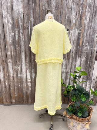 Hattie Maxi Dress Yellow Dresses S & F/ Italy