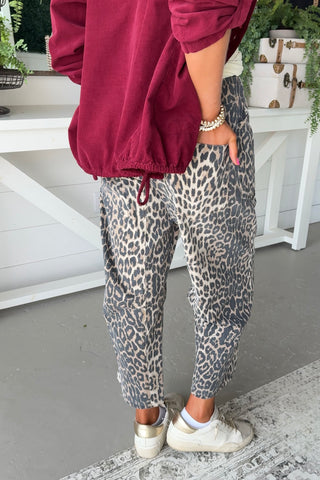 Entice Me Leopard Barrel Jeans Jeans eesome