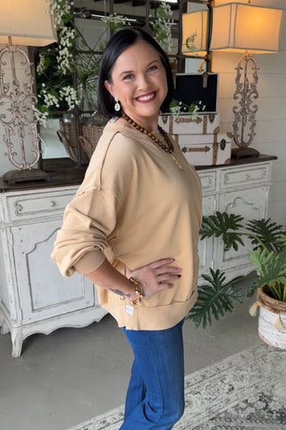 Tidwell Pullover Camel