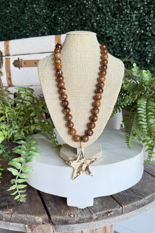 Shining Star Necklace Gold