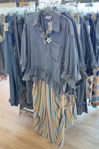Vance Top Denim by Eesome Shirts & Tops eesome