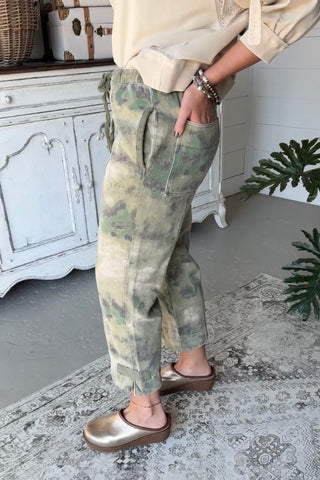 Roger That Pants Olive Camo by Easel Pants Easel