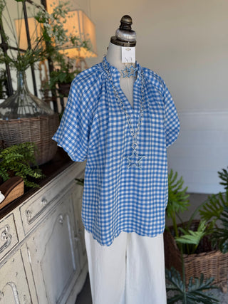 Libbie Top Blue by Umgee