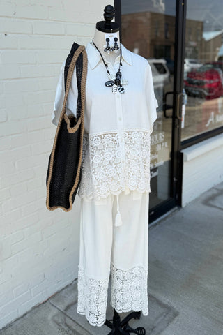 Celeste Pants Off White