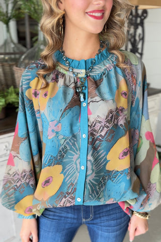 Colleen Teal by Jodifl Shirts & Tops Jodifl