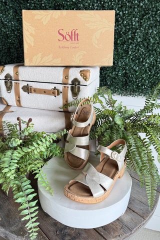 Capri Sandals Platino by Sofft Shoes Sofft