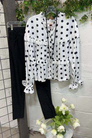 Feeling Bubbly Top Ivory Shirts & Tops LovLov