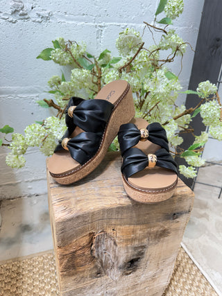 Miss Understood Black by Corky's Sandal Corky's Footwear