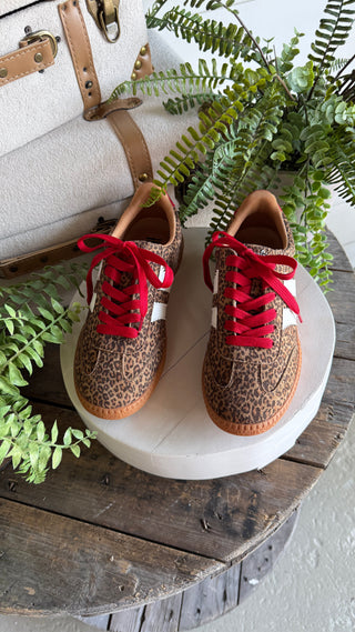 Heads Up Sneakers Mini Leopard by Corky’s