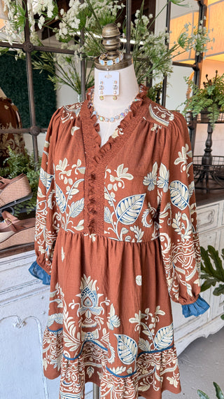 Sandy Dress Hazelnut by Umgee Dresses Umgee