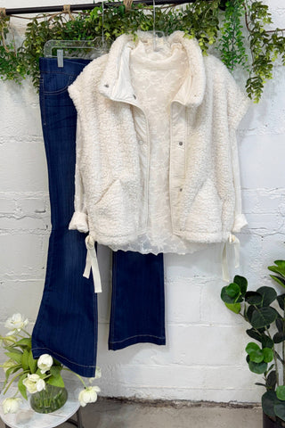 Townsend Vest Ivory Vest Zenana