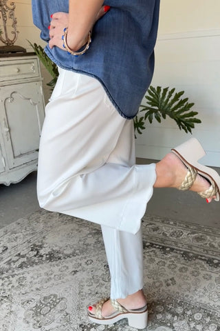 Dutton Pants Off White by Umgee Pants Umgee