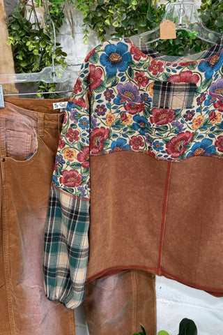 Winslet Top Chestnut by Easel Shirts & Tops Easel