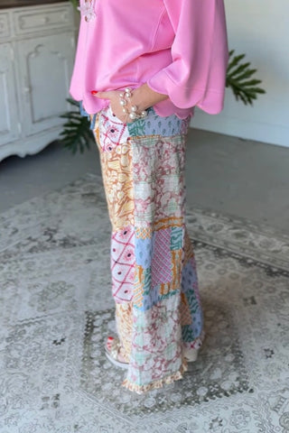 Burke Pants Pink Latte by Easel Pants Easel