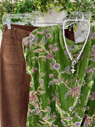 Karma Top Sage by Umgee Shirts & Tops Umgee