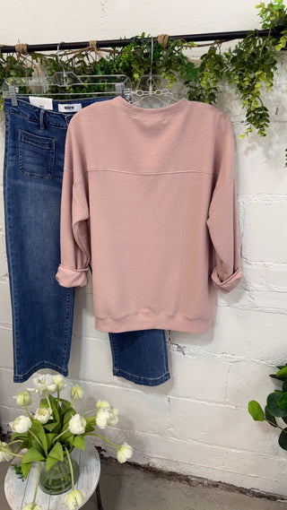 Jamie Top Dusty Mauve Shirts & Tops Tres Bien
