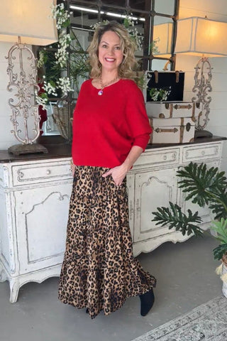Krista Sweater Red by Umgee