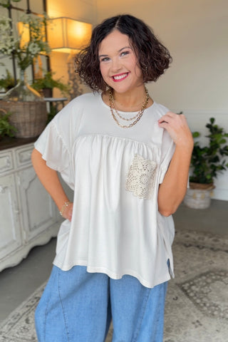 Gina Top Natural by Easel Shirts & Tops Easel