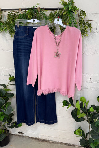 Wells Sweater Pink sweater Sole Luna