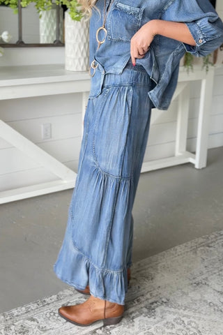 Leilanie Pants Dark Denim Pants Mittoshop