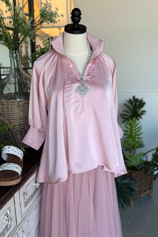 Bambi Top Light Pink Shirts & Tops Glam