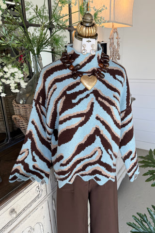 Borden Sweater Lt Blue by Entro Sweater Entro