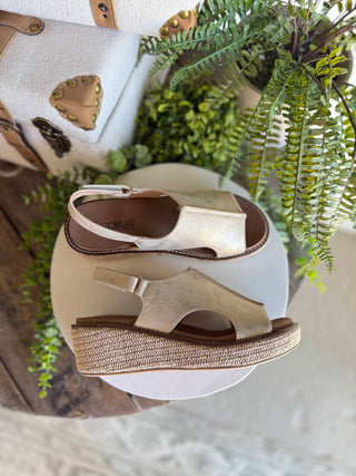 Volta II Sandal Washed Gold by Corky’s Sandal Corky's Footwear