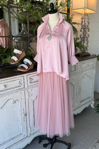 Bambi Top Light Pink Shirts & Tops Glam