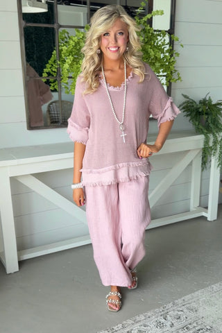 Desert Island Blush RESTOCK Soon Shirts & Tops Sole Luna