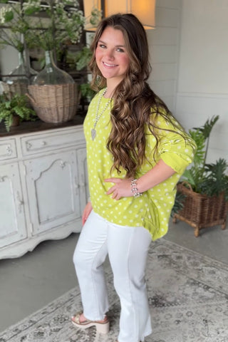 Lyric Lime/White Shirts & Tops Hope