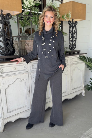 Lavish Pant Set Black Top & Pant Set Dear Scarlett