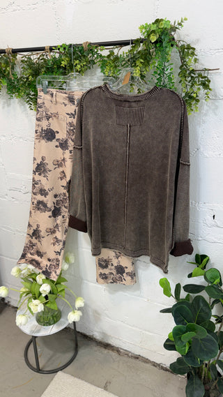 Mia Sweater Dk Brown