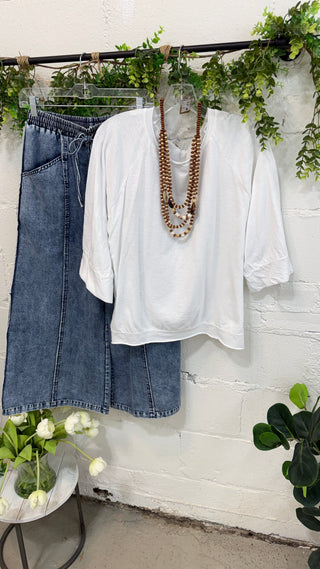 Amari Top White