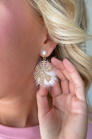 Crystal Flake Earrings Earrings carol's boutique