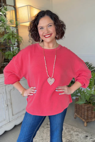 Duffy Top Red Shirts & Tops Blu Pepper