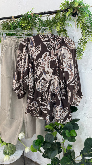 Coosa Top Brown by Umgee