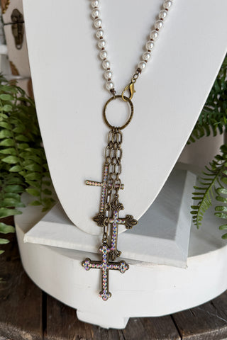 Blessed Necklace Pearl Necklaces BFF