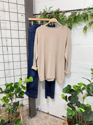 Sakina Sweater Light Mocha RESTOCK Soon sweater Zenana