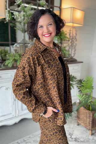 Gianna Top Leopard