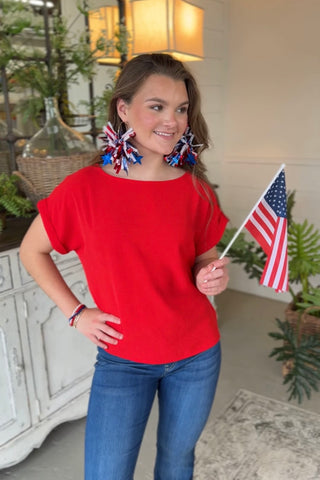 American Cheer Earrings Earrings Chic Cool