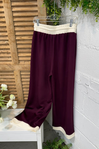 Clark Pants Plum by Entro Pants Entro