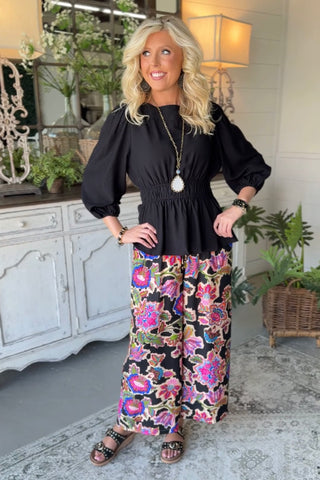 Agnes Top Black by Umgee