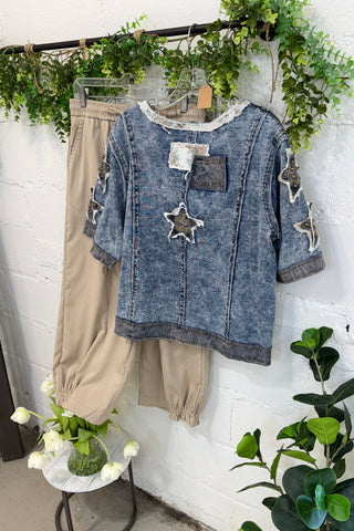 Annabeth Top Denim by POL