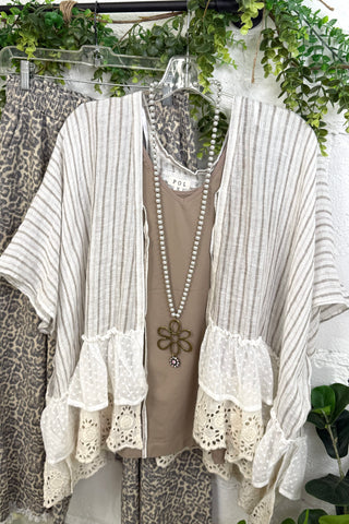 Chadwick Top Natural by POL Clothing Shirts & Tops Pol Clothing