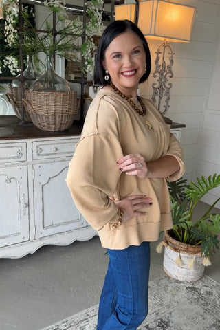Tidwell Pullover Camel