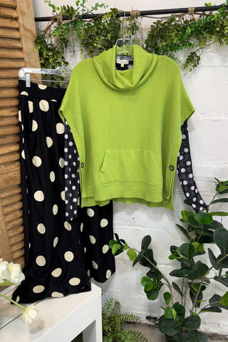 Sassy Lass Sweater Lime Sole Luna