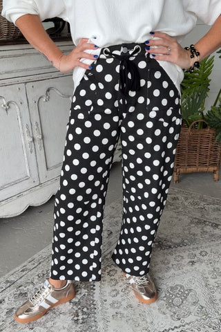 Ellie May Jeans Black/Polka by Jodifl